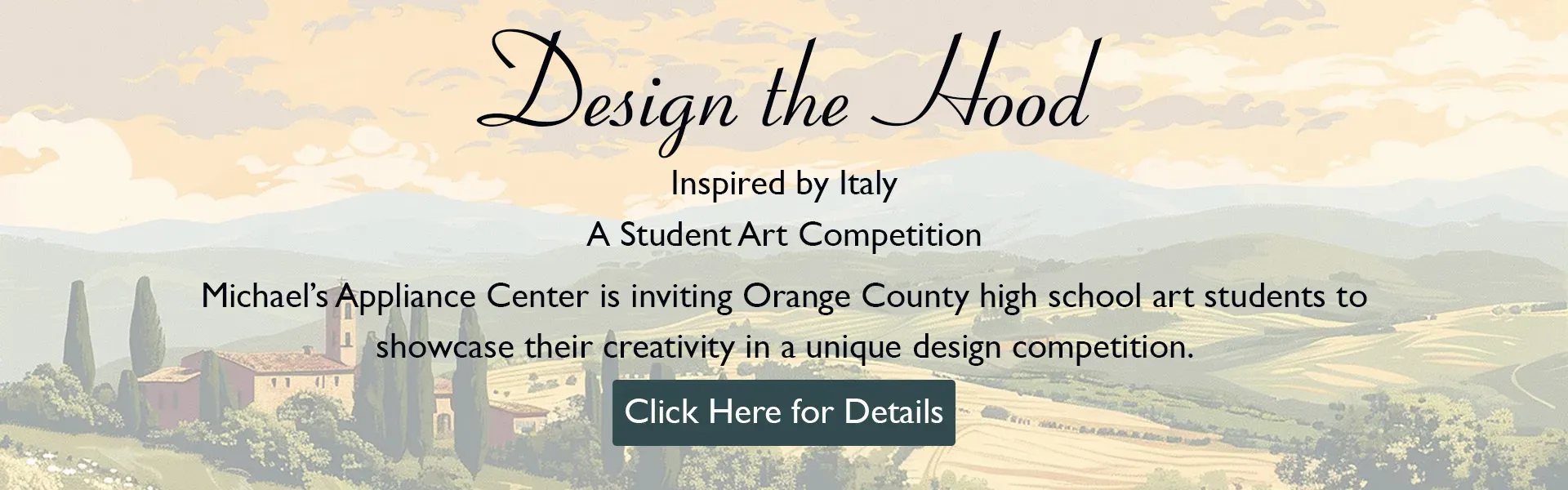 Design the Hood competition banner, Orange County NY highschool students invited to compete